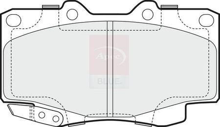 Apec Blue PD3232 Brake Pad Set, disc brake - 1