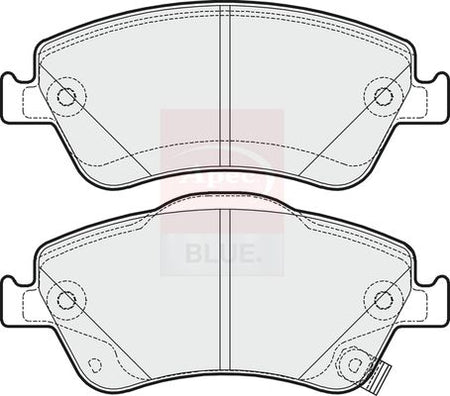 Apec Blue PD3239 Brake Pad Set, disc brake - 1
