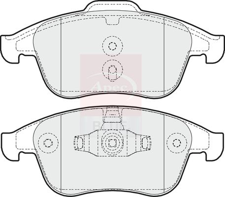 Apec Blue PD3241 Brake Pad Set, disc brake - 1