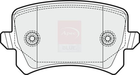 Apec Blue PD3244 Brake Pad Set, disc brake - 1