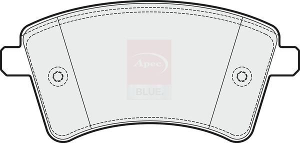 Apec Blue PD3245 Brake Pad Set, disc brake - 1
