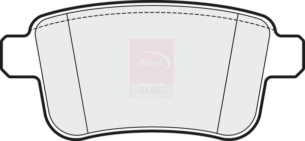 Apec Blue PD3246 Brake Pad Set, disc brake - 1