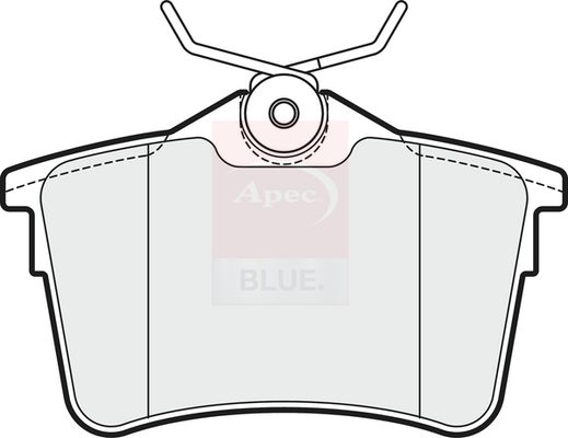 Apec Blue PD3247 Brake Pad Set, disc brake - 1