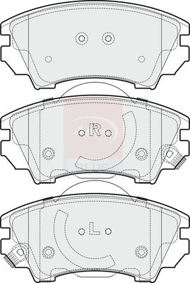 Apec Blue PD3253 Brake Pad Set, disc brake - 1