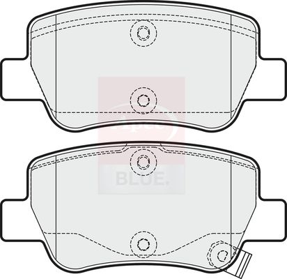 Apec Blue PD3263 Brake Pad Set, disc brake - 1