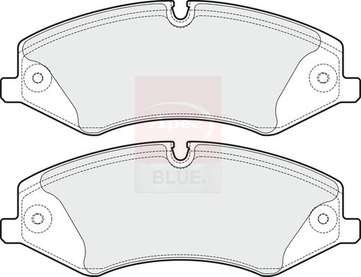 Apec Blue PD3264 Brake Pad Set, disc brake - 1