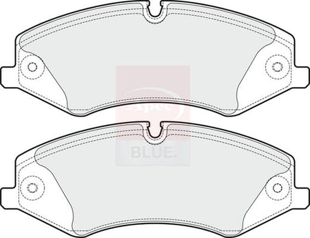 Apec Blue PD3264 Brake Pad Set, disc brake - 1