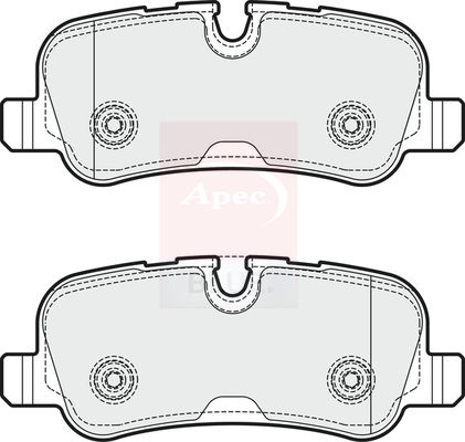 Apec Blue PD3265 Brake Pad Set, disc brake - 1
