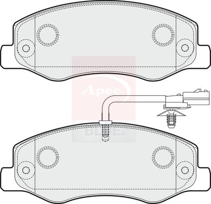 Apec Blue PD3272 Brake Pad Set, disc brake - 1
