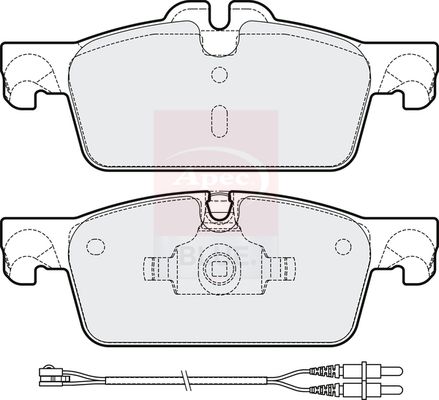 Apec Blue PD3275 Brake Pad Set, disc brake - 2