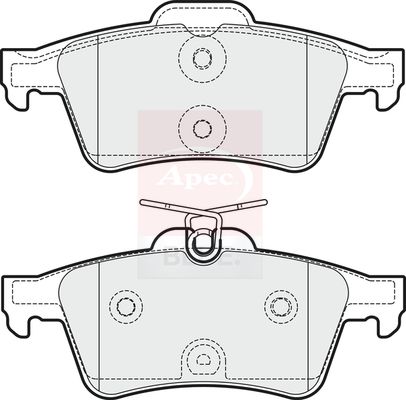 Apec Blue PD3277 Brake Pad Set, disc brake - 1