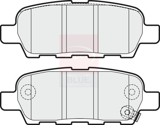 Apec Blue PD3280 Brake Pad Set, disc brake - 1
