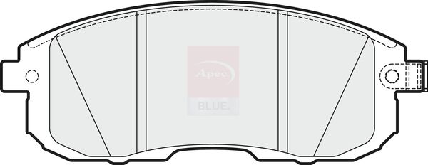 Apec Blue PD3282 Brake Pad Set, disc brake - 1
