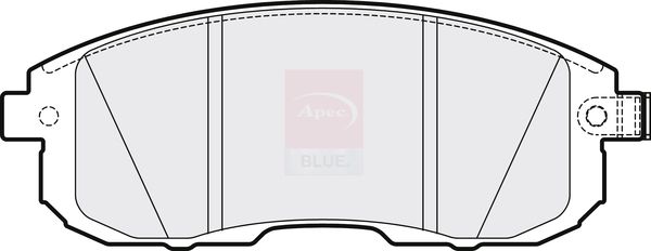 Apec Blue PD3282 Brake Pad Set, disc brake - 2