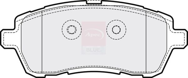Apec Blue PD3284 Brake Pad Set, disc brake - 2
