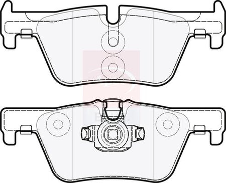 Apec Blue PD3286 Brake Pad Set, disc brake - 1