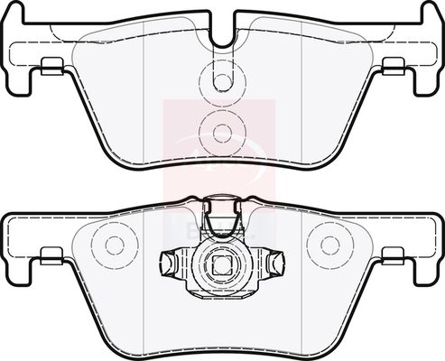 Apec Blue PD3286 Brake Pad Set, disc brake - 1