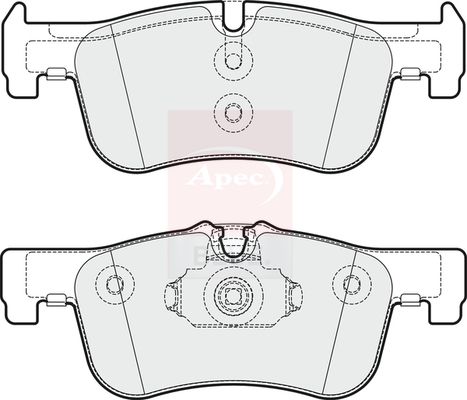 Apec Blue PD3291 Brake Pad Set, disc brake - 1