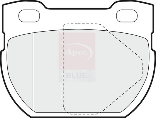 Apec Blue PD3296 Brake Pad Set, disc brake - 1