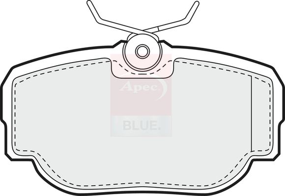 Apec Blue PD3297 Brake Pad Set, disc brake - 1