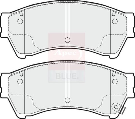 Apec Blue PD3304 Brake Pad Set, disc brake - 1