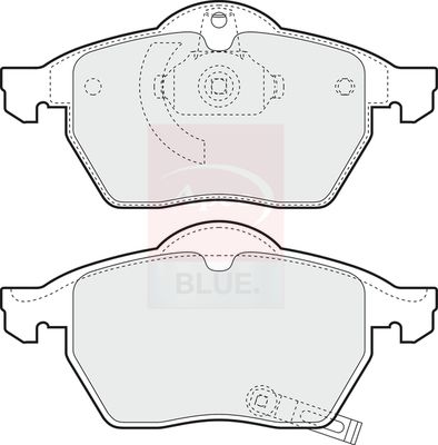 Apec Blue PD3305 Brake Pad Set, disc brake - 1