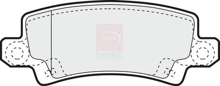 Apec Blue PD3308 Brake Pad Set, disc brake - 1