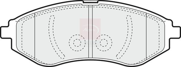 Apec Blue PD3309 Brake Pad Set, disc brake - 1