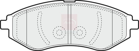 Apec Blue PD3309 Brake Pad Set, disc brake - 1