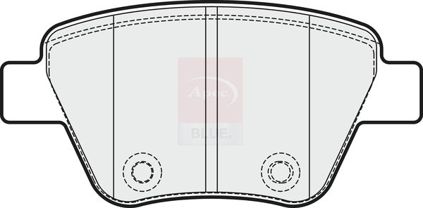 Apec Blue PD3313 Brake Pad Set, disc brake - 1