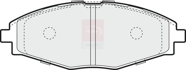 Apec Blue PD3319 Brake Pad Set, disc brake - 1