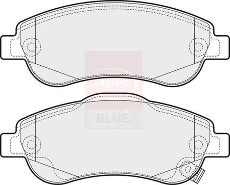 Apec Blue PD3320 Brake Pad Set, disc brake - 1