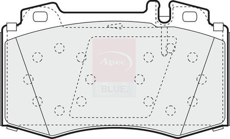 Apec Blue PD3325 Brake Pad Set, disc brake - 1
