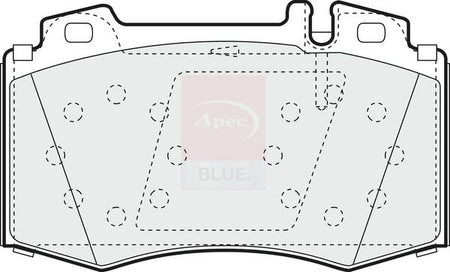 Apec Blue PD3325 Brake Pad Set, disc brake - 2