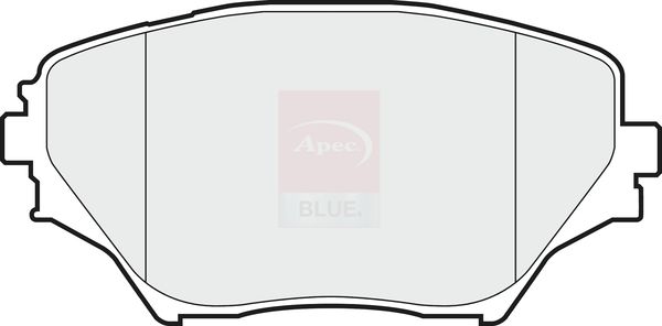 Apec Blue PD3327 Brake Pad Set, disc brake - 1