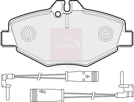 Apec Blue PD3330 Brake Pad Set, disc brake - 1