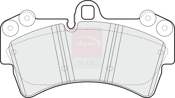 Apec Blue PD3331 Brake Pad Set, disc brake - 1