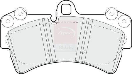 Apec Blue PD3331 Brake Pad Set, disc brake - 1