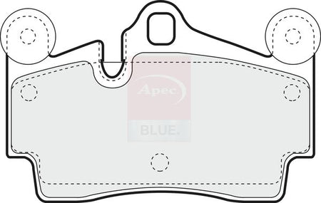 Apec Blue PD3332 Brake Pad Set, disc brake - 1
