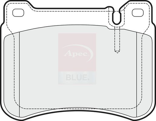 Apec Blue PD3334 Brake Pad Set, disc brake - 1