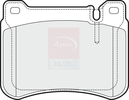 Apec Blue PD3334 Brake Pad Set, disc brake - 1