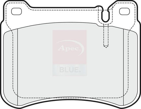 Apec Blue PD3334 Brake Pad Set, disc brake - 2