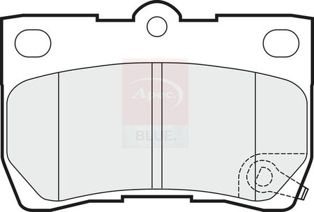 Apec Blue PD3335 Brake Pad Set, disc brake - 1