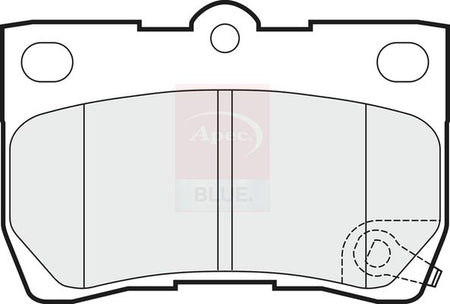 Apec Blue PD3335 Brake Pad Set, disc brake - 2