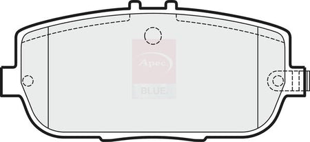 Apec Blue PD3336 Brake Pad Set, disc brake - 2