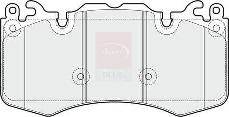 Apec Blue PD3343 Brake Pad Set, disc brake - 1