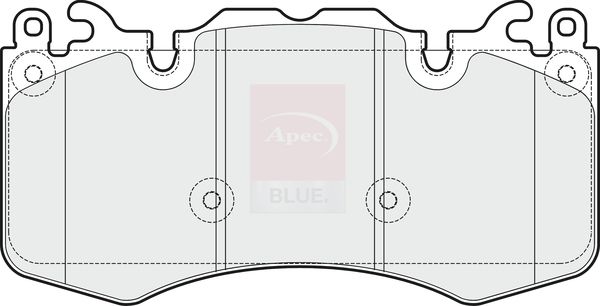Apec Blue PD3343 Brake Pad Set, disc brake - 1