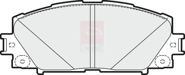 Apec Blue PD3345 Brake Pad Set, disc brake - 2