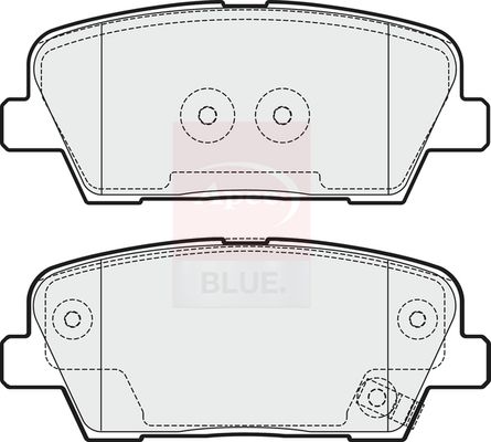 Apec Blue PD3347 Brake Pad Set, disc brake - 2