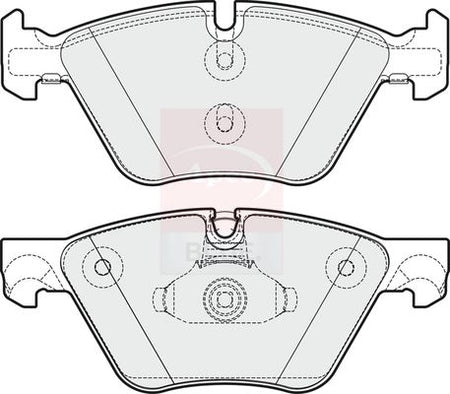 Apec Blue PD3349 Brake Pad Set, disc brake - 1